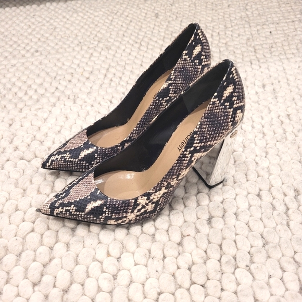 Neil Barrett Python Snakeskin Mirror Pumps - image 3
